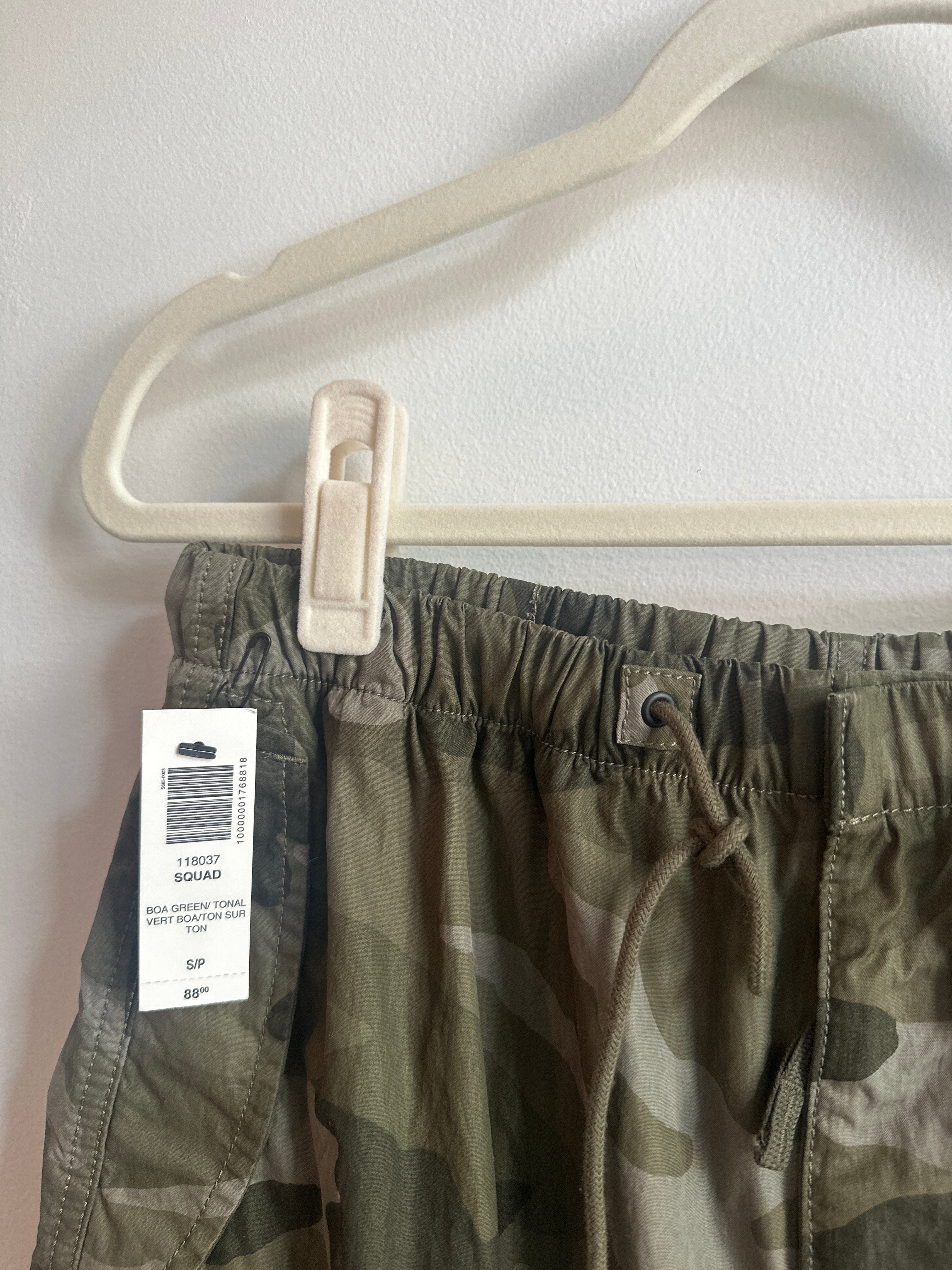 TNA (Aritzia) Camo Cargo Track Shorts – Size S (BNWT)
