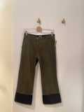 MIU MIU Utility Crop Pant Army Green 40
