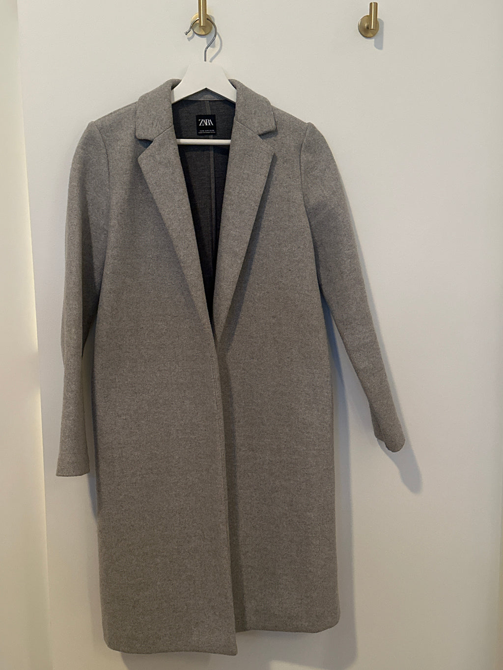 ZARA Light Grey Overcoat