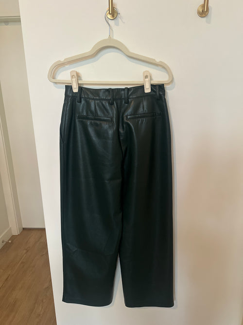 BABATON Pine Green Melina Leather Pants