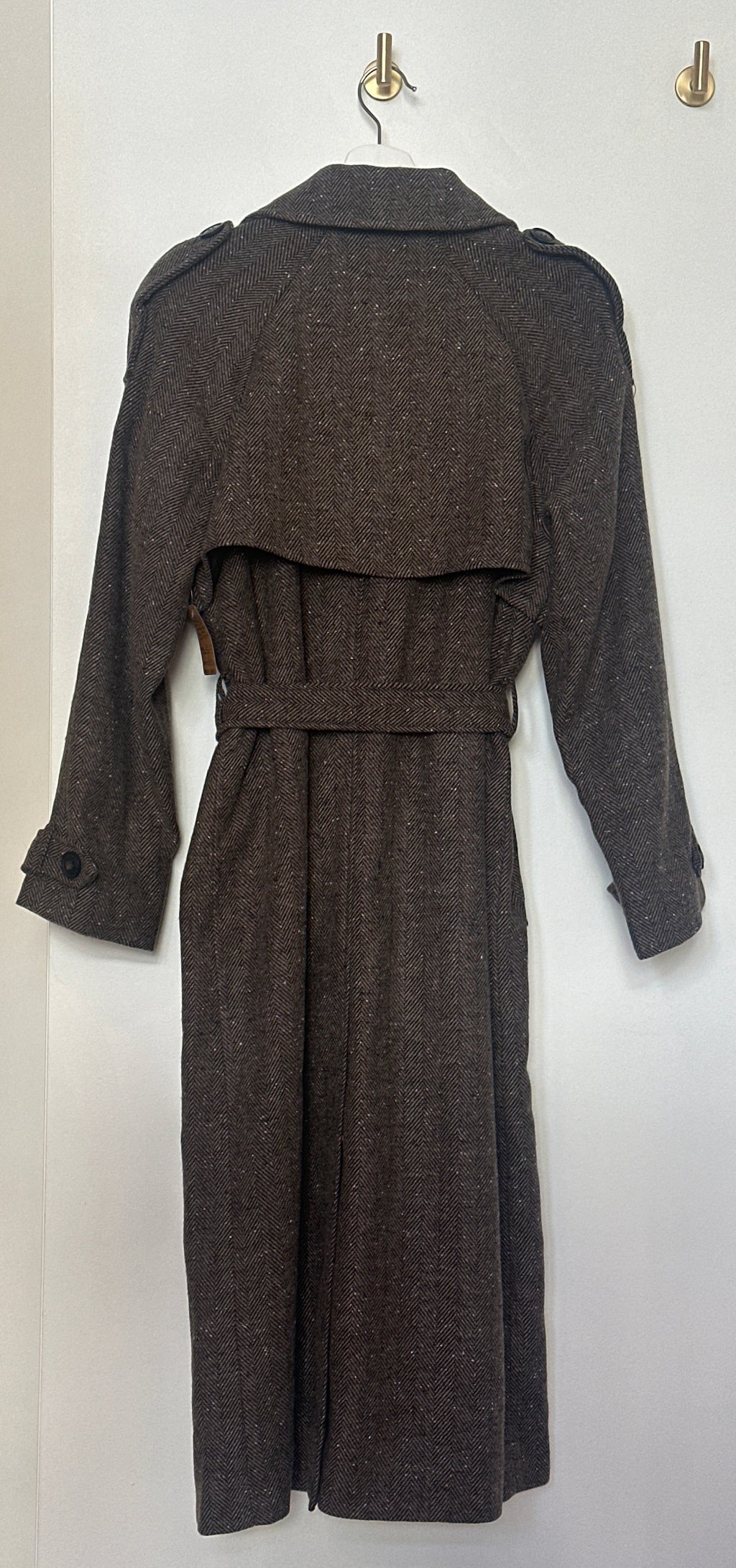 H&M Chocolate Brown Tweed Coat – Size XS (BNWT) - fits S/M frame