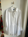 7 For All Mankind White Collared Shirt Dress – BNWT - Size M