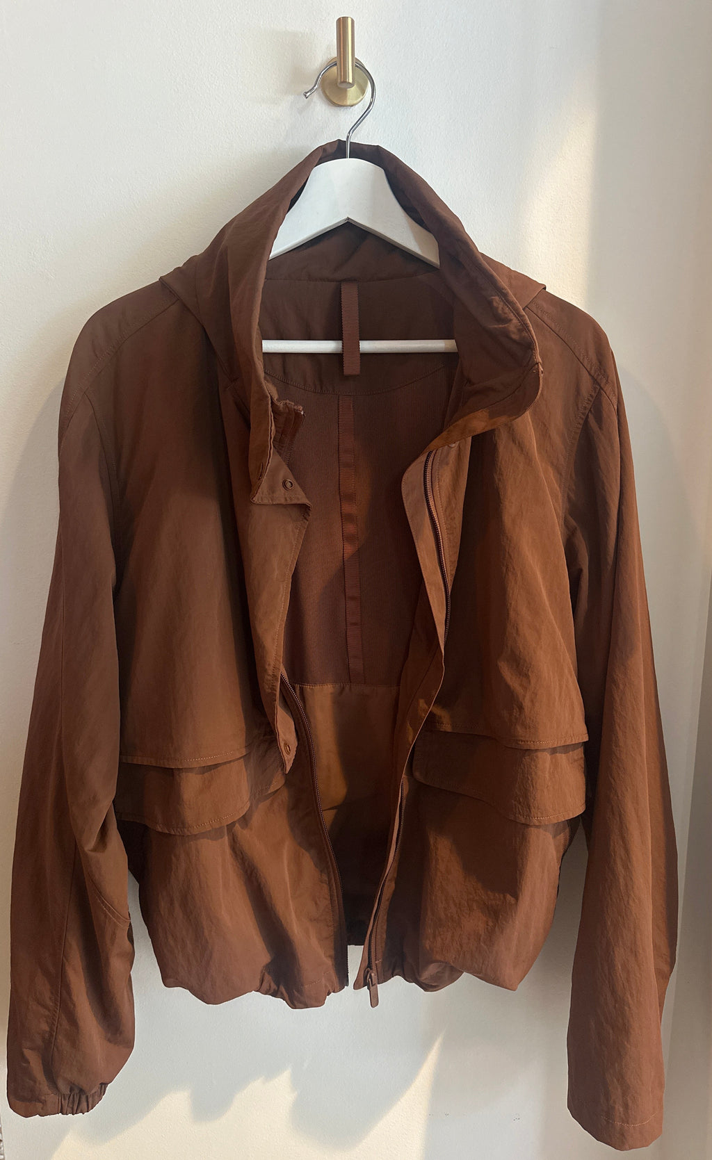LULULEMON Tech Bomber Jacket | Cinnamon Brown | Size 12