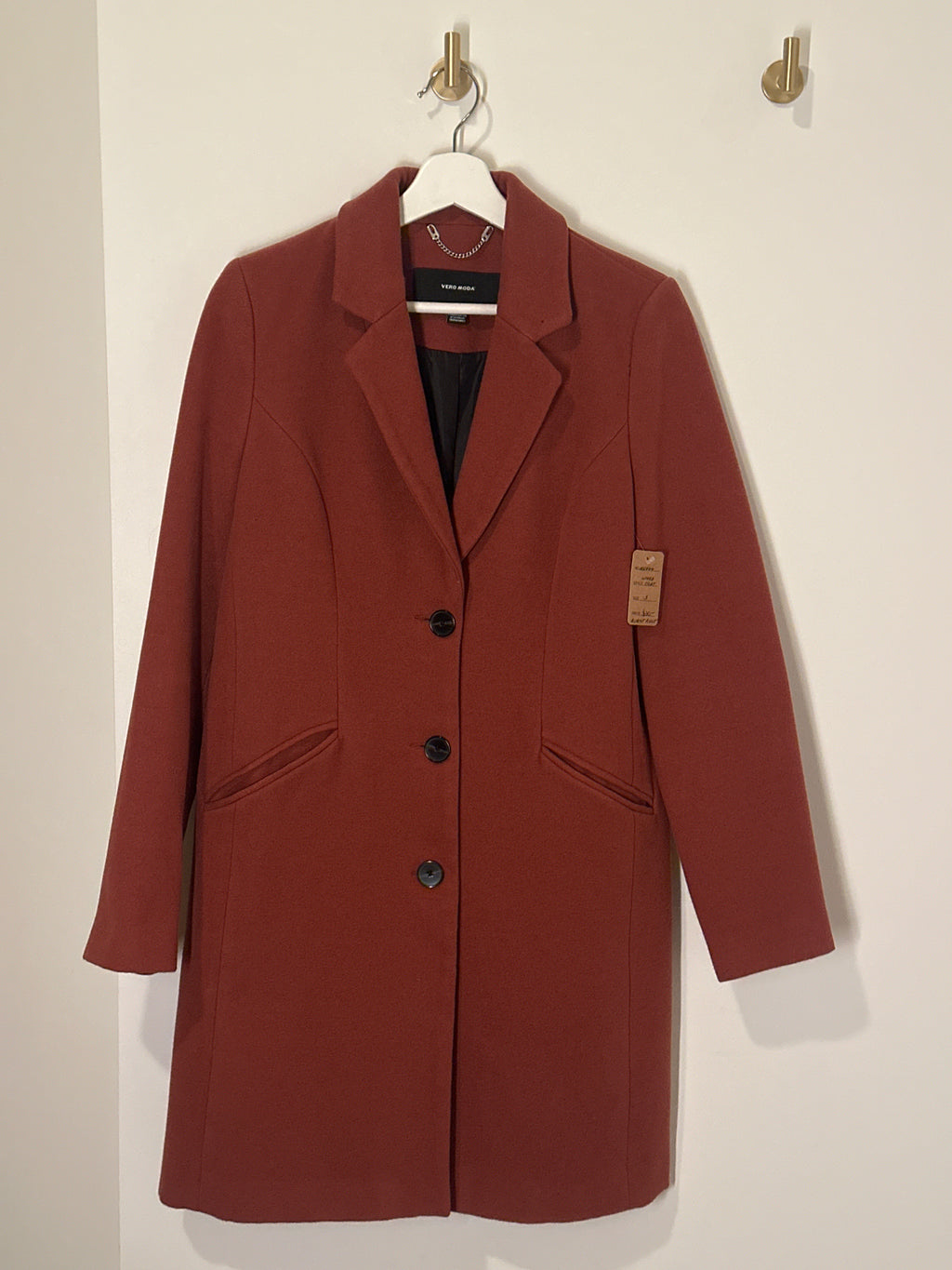 VERO MODA Single Breasted Mid Length Coat
