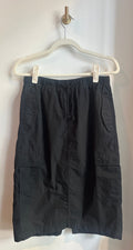 TNA (Aritzia) Utility Cargo Midi Skirt – Black — Size S