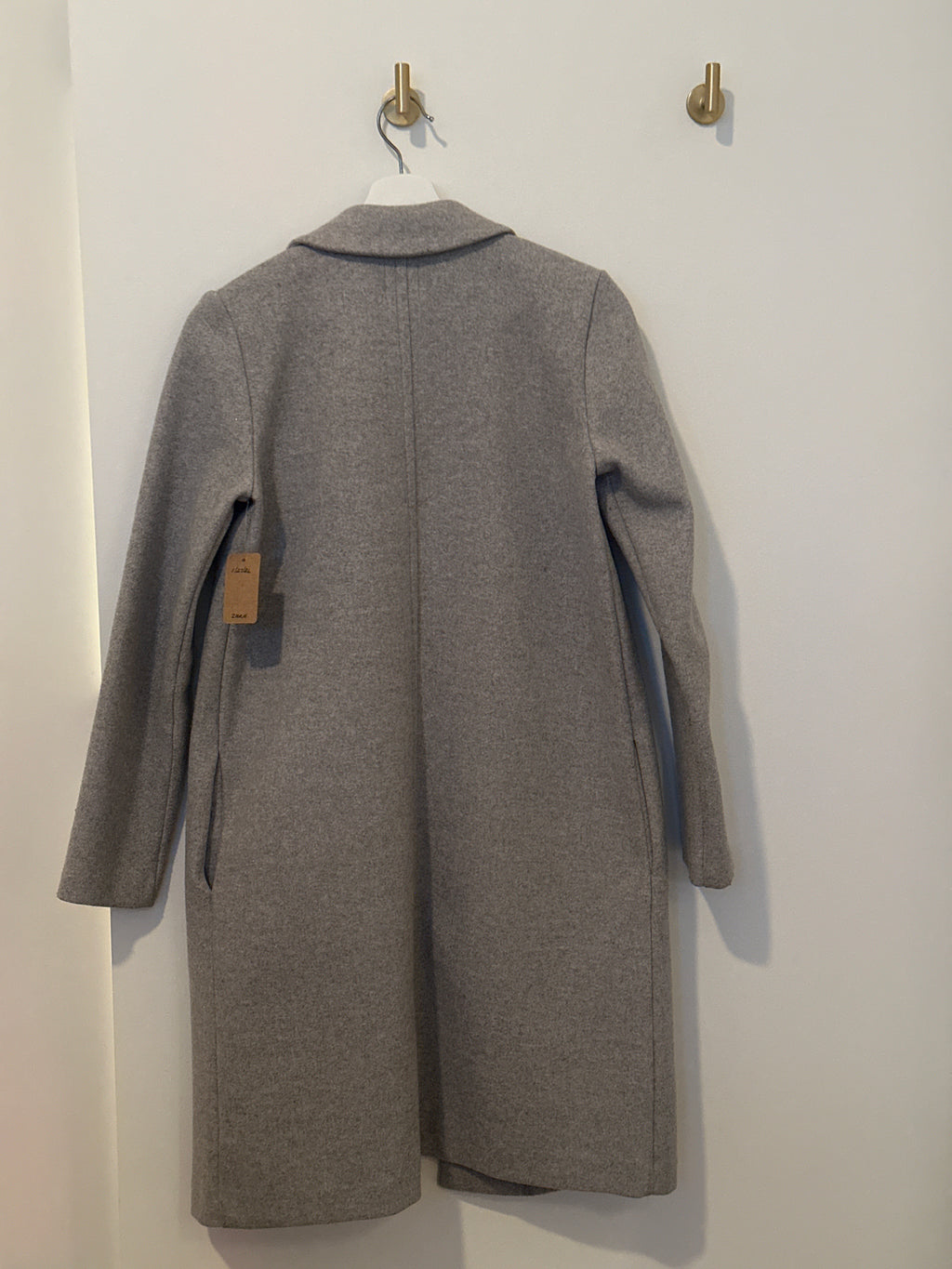 ZARA Light Grey Overcoat