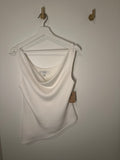 Off White Ever New Cowl Neck Sleeveless Tank Top