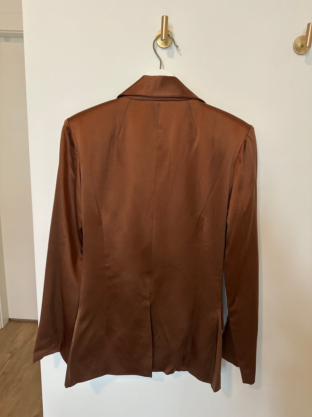 Vintage Bronze Silk Blazer