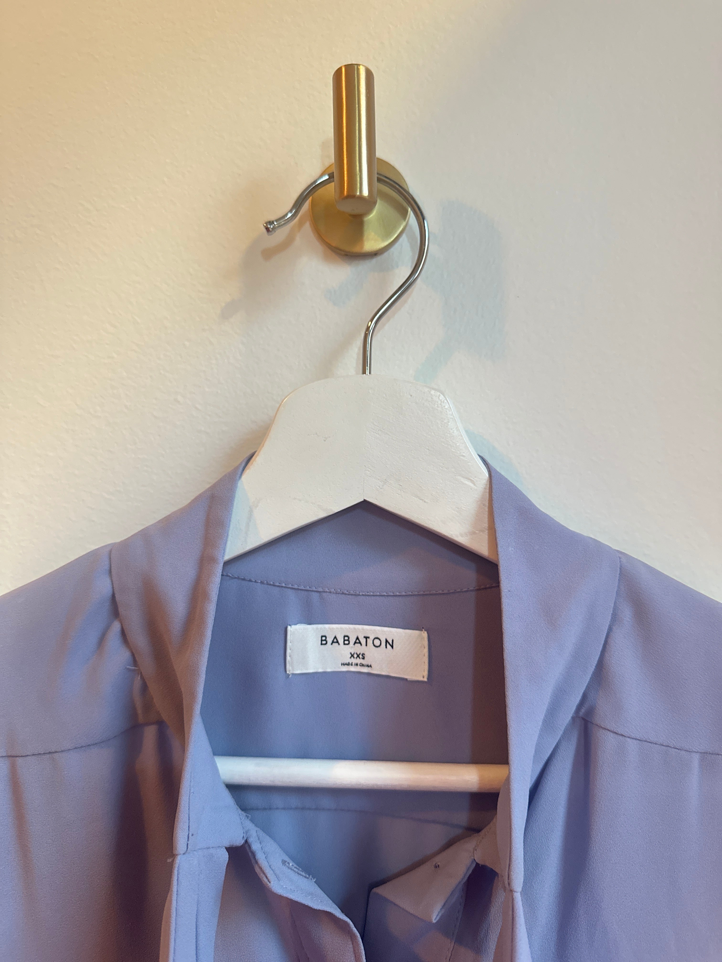 Babaton Tie-Neck Blouse – Size XXS