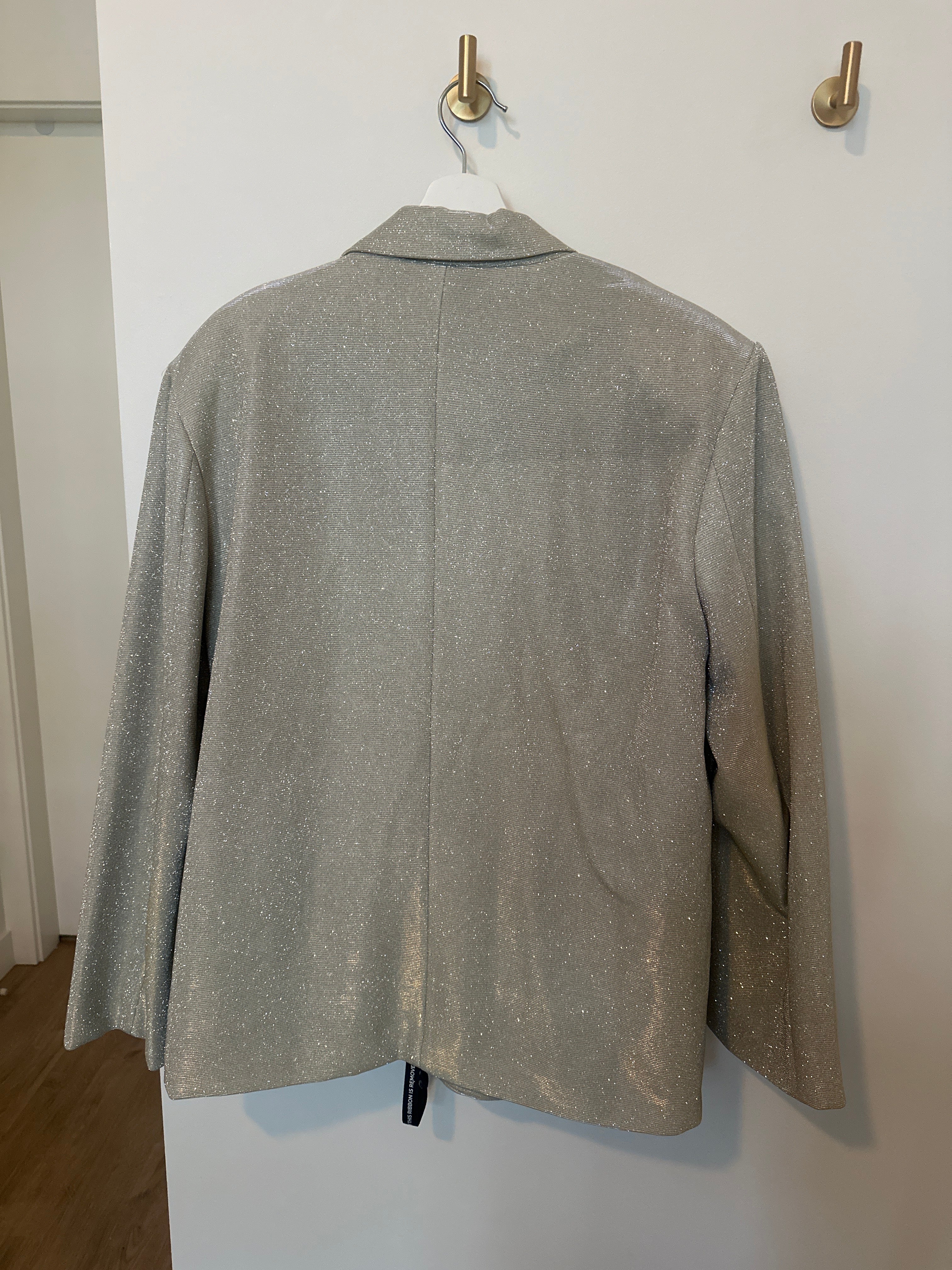 SLA The Label Silver Paloma Metallic Blazer