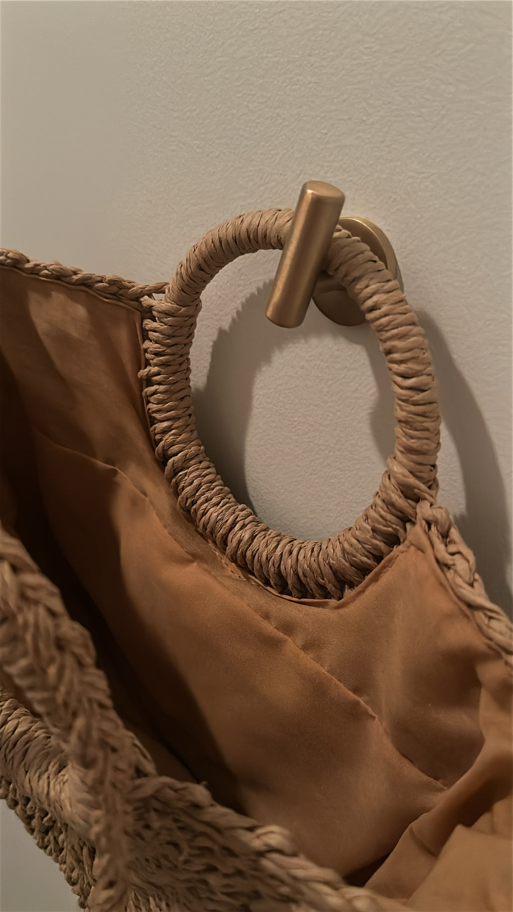 Billabong Woven Straw Tote with Circular Handles | O/S