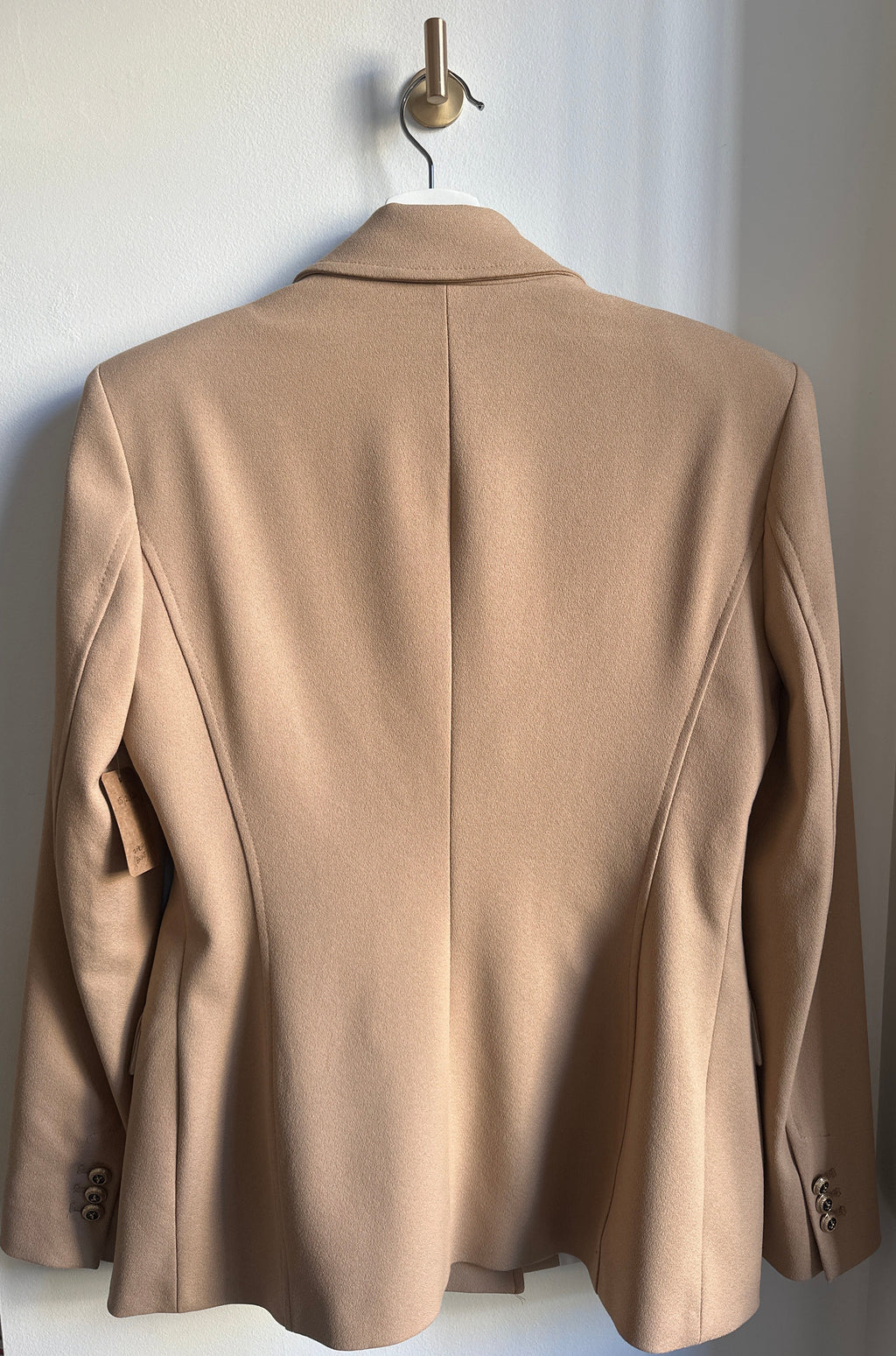 ZARA Camel Double-Breasted Blazer – Size M (BNWT)