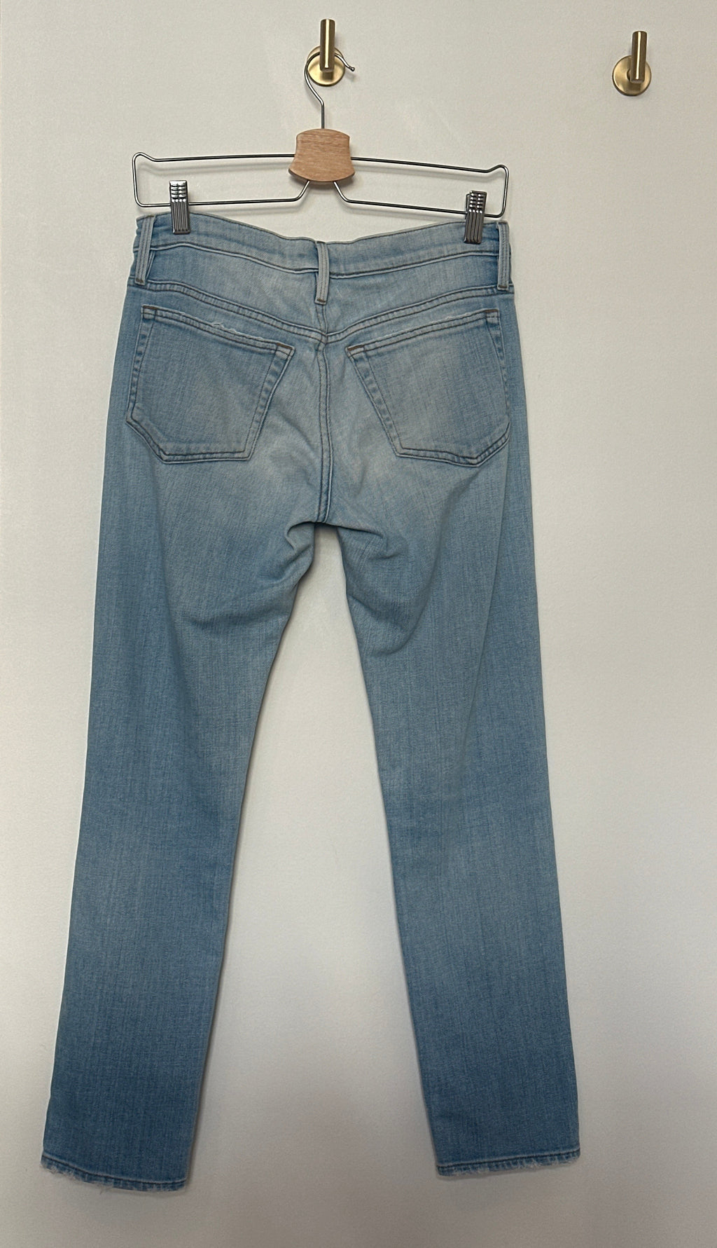 FRAME “Le Boy” Straight-Leg Jeans – Light Wash Size 25
