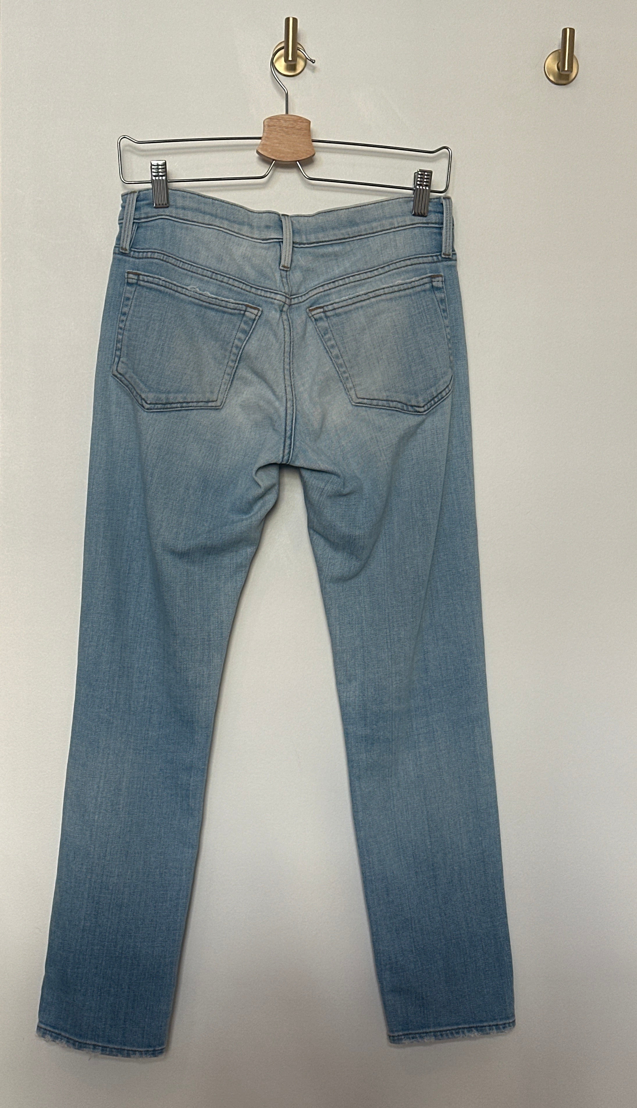FRAME “Le Boy” Straight-Leg Jeans – Light Wash Size 25