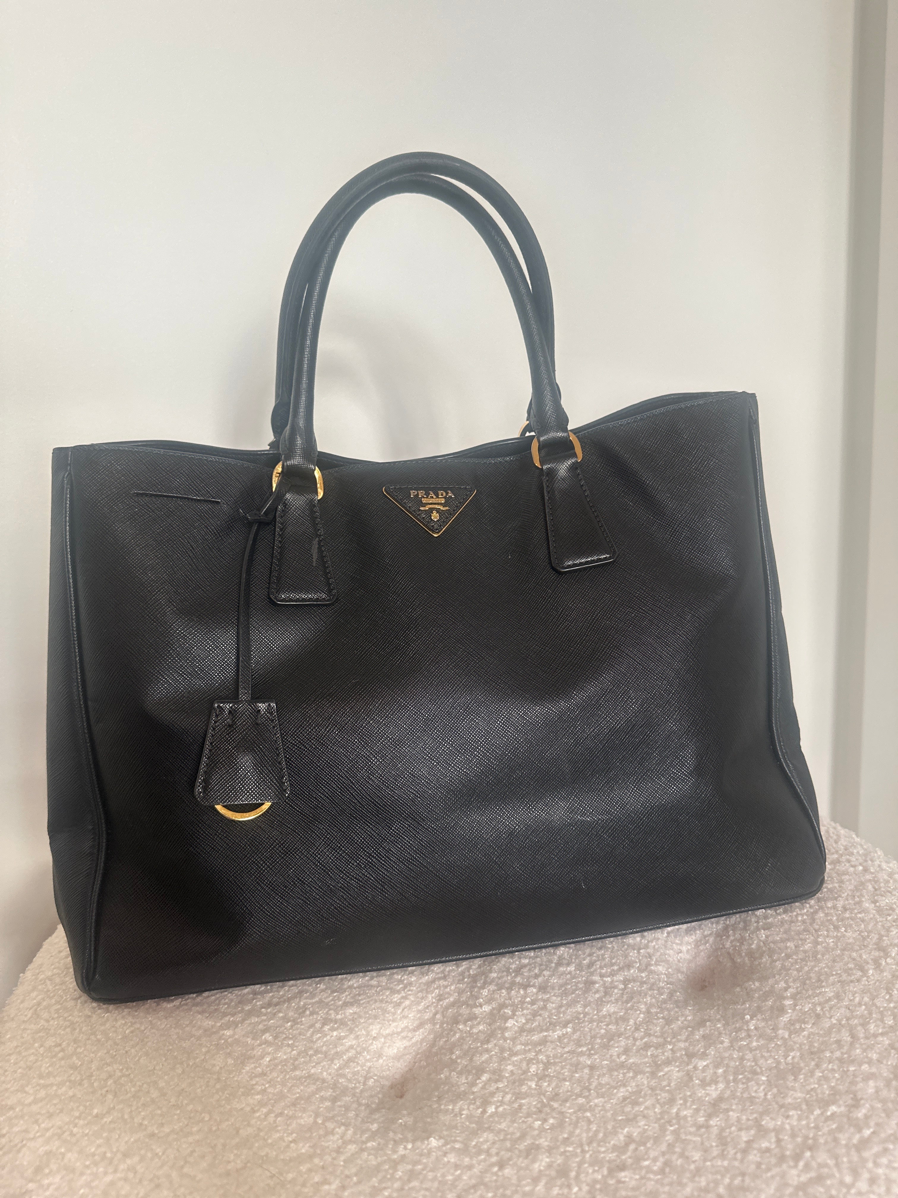 Prada Saffiano Leather Medium Tote Bag
