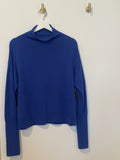 wilfred Royal Blue Long Sleeve Mock Turtle Neck Sweater
