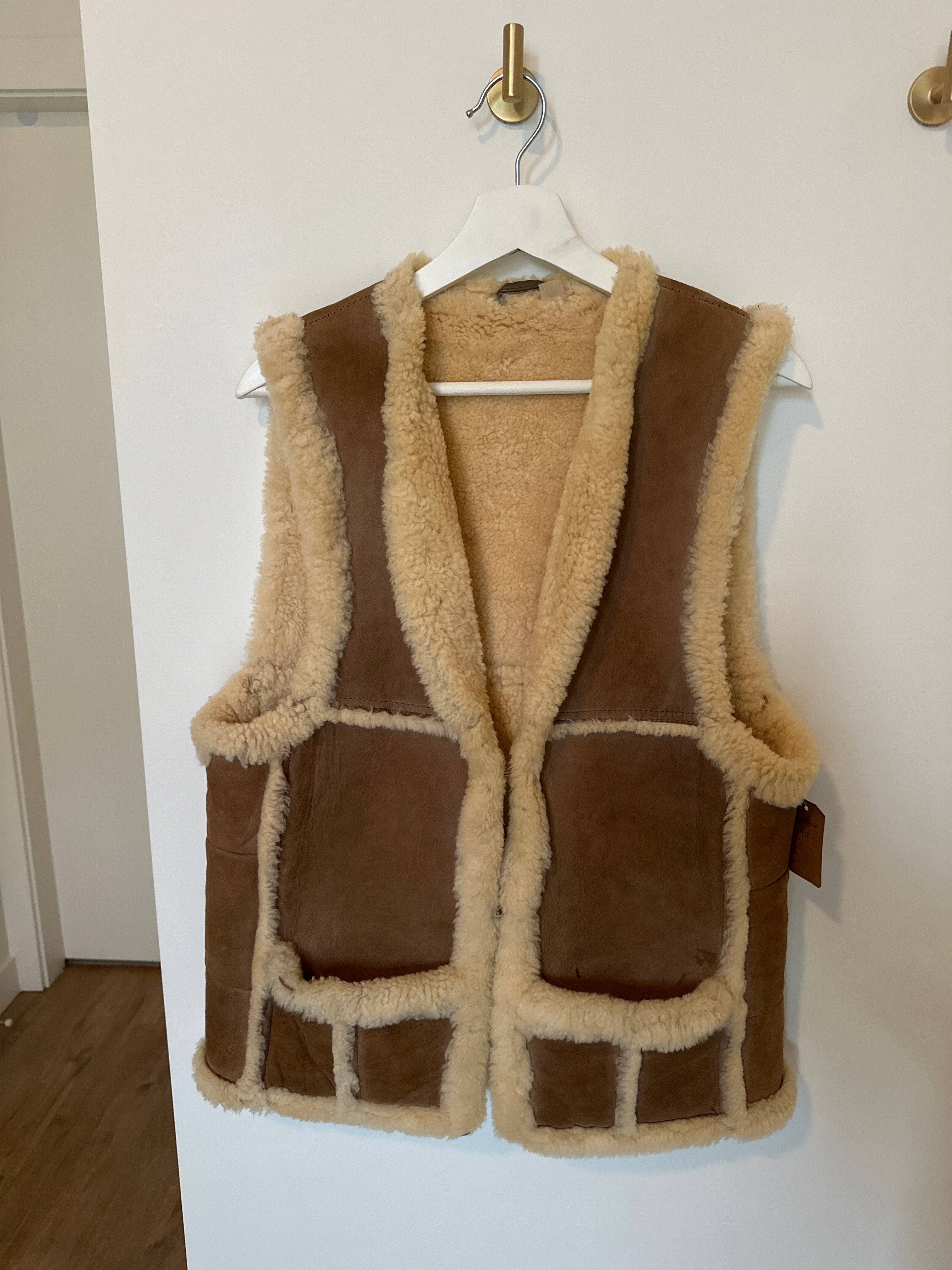 Vintage Sheepskin Vest by Homestead