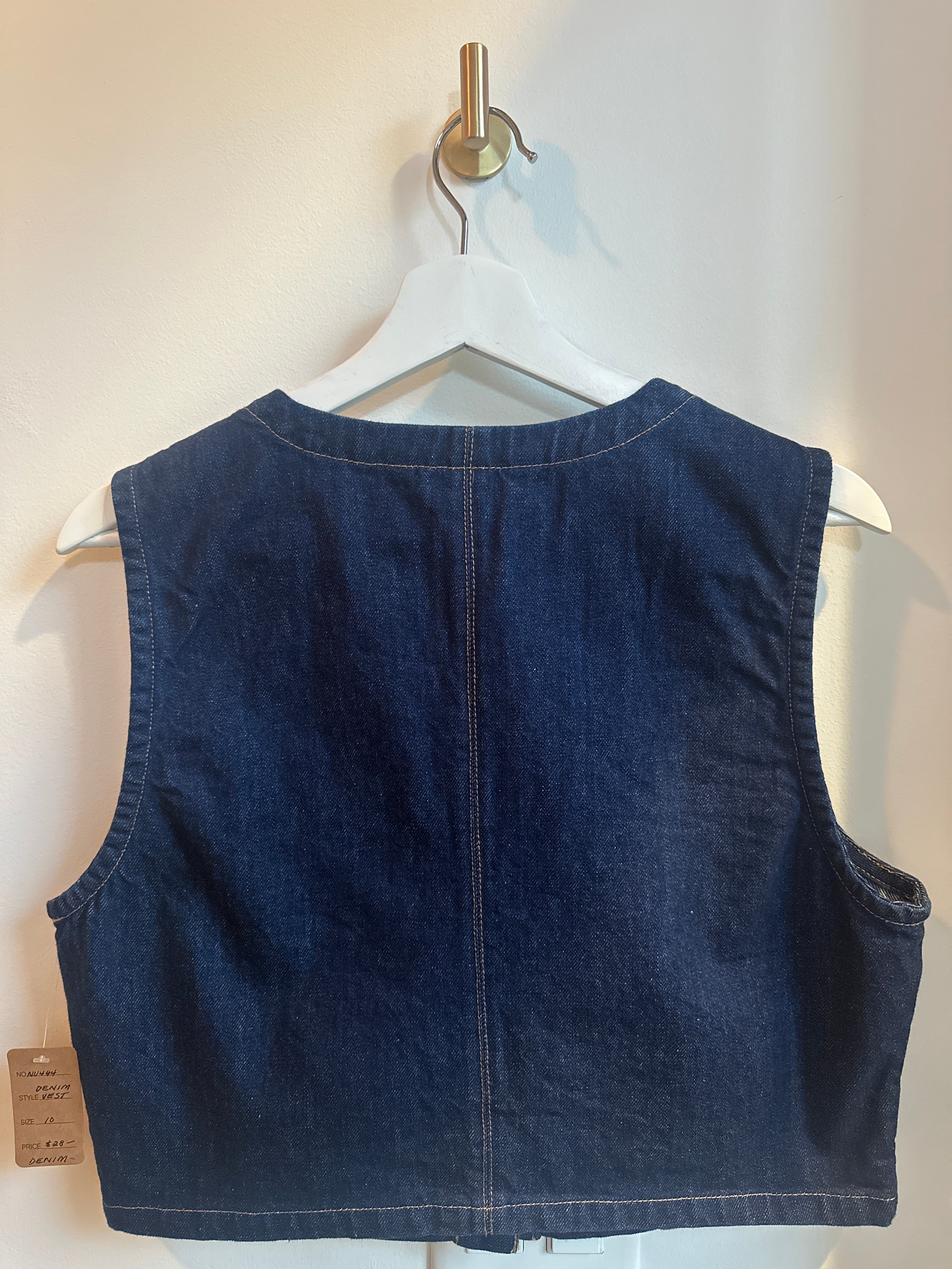Ever New Structured Denim Vest – Size 10 - BNWT