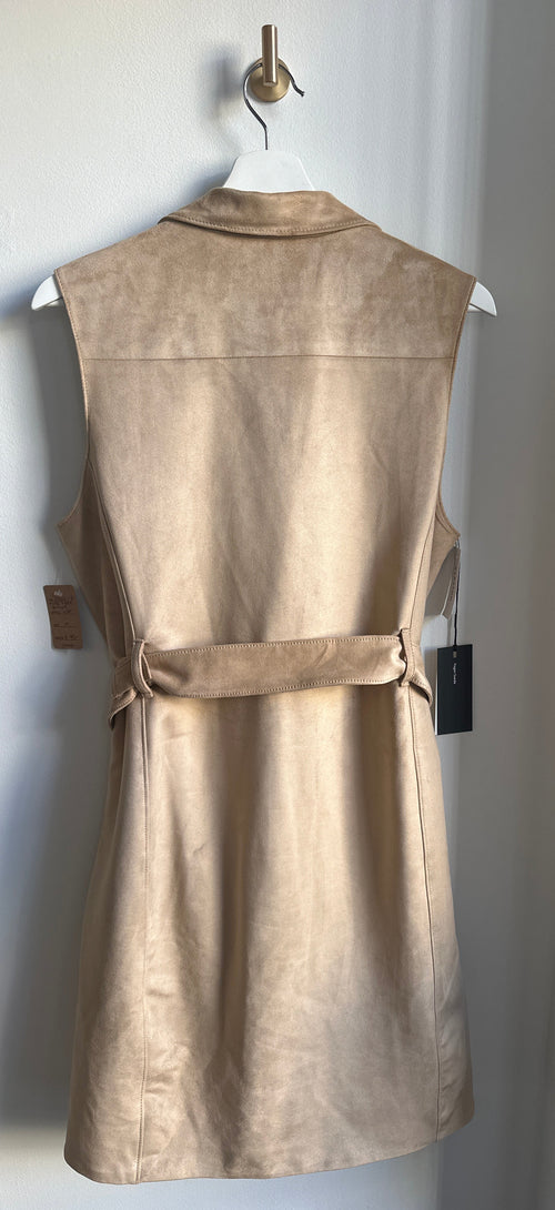 Babaton “Malley” Micro Suede Blazer Vest – Size M (BNWT)