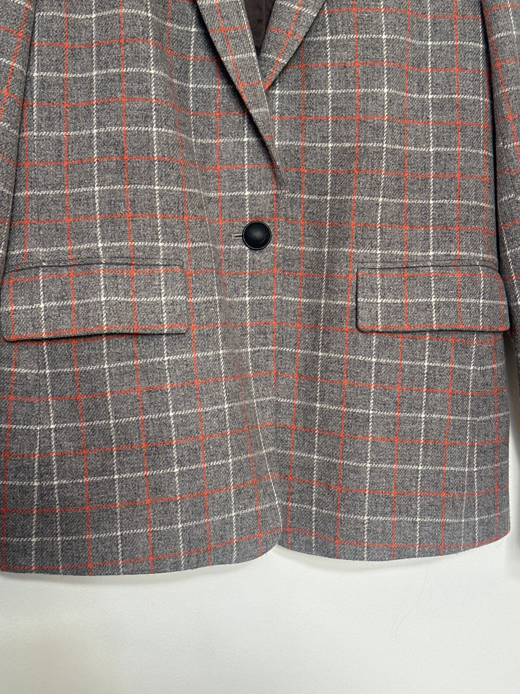 rag & bone Wool Tailored Plaid Blazer Size 4