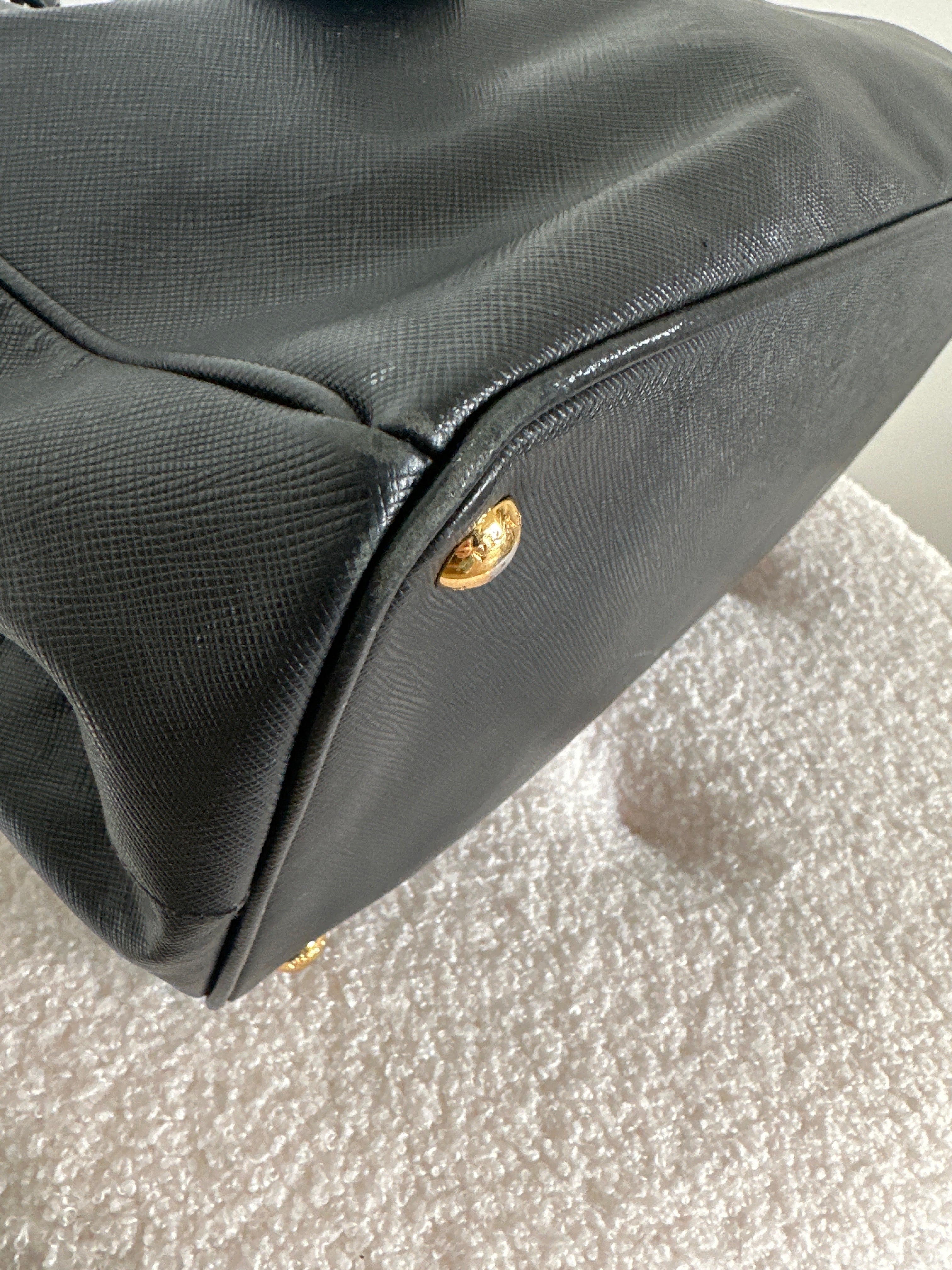 Prada Saffiano Leather Medium Tote Bag