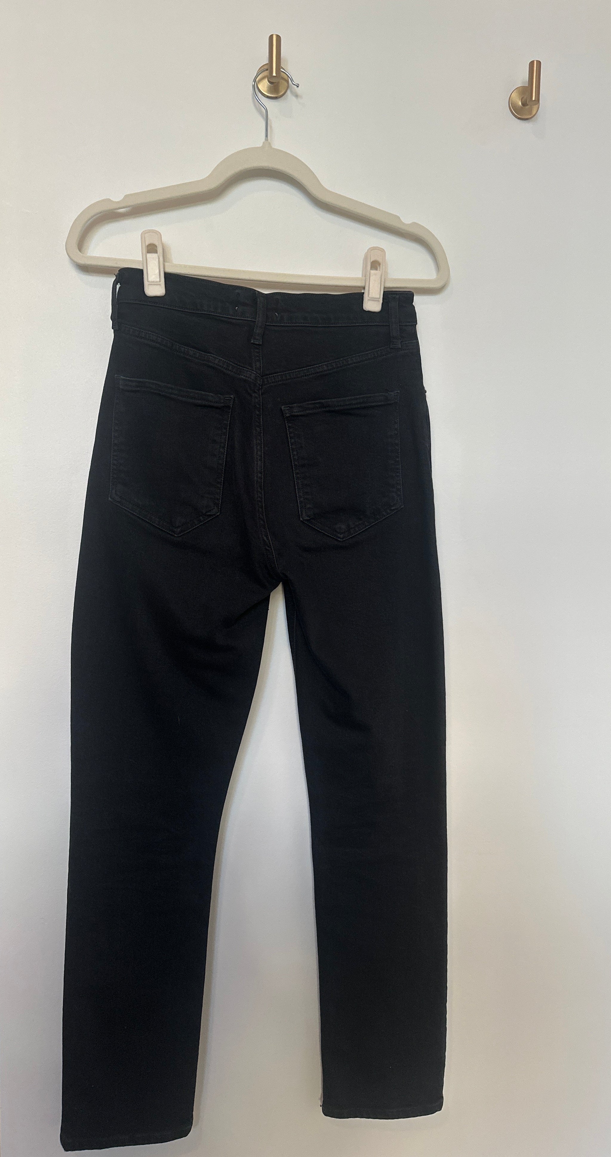 AGOLDE Riley Long Black Denim