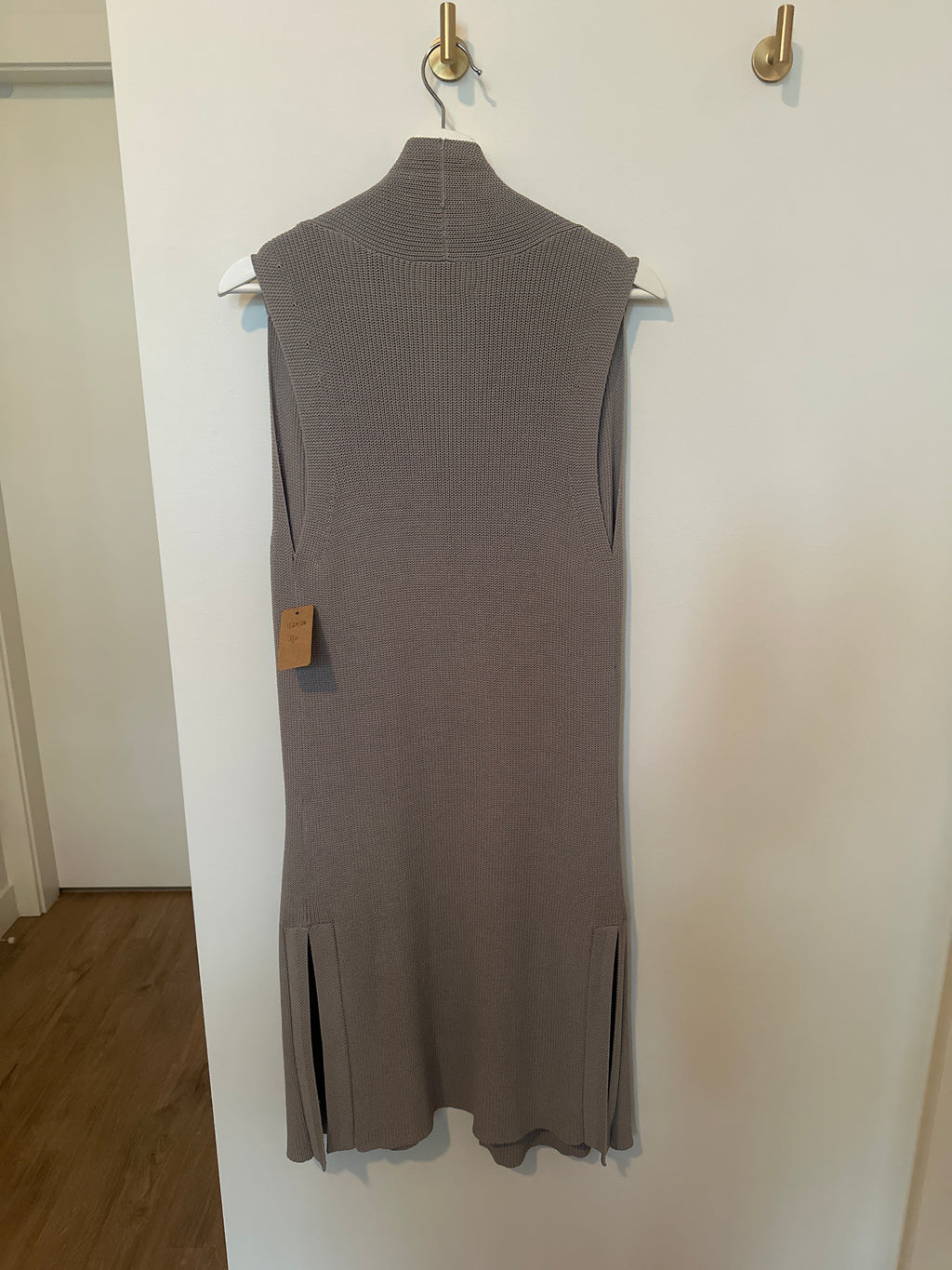 Wilfred Skinny Knit Long Cardigan Sweater Vest