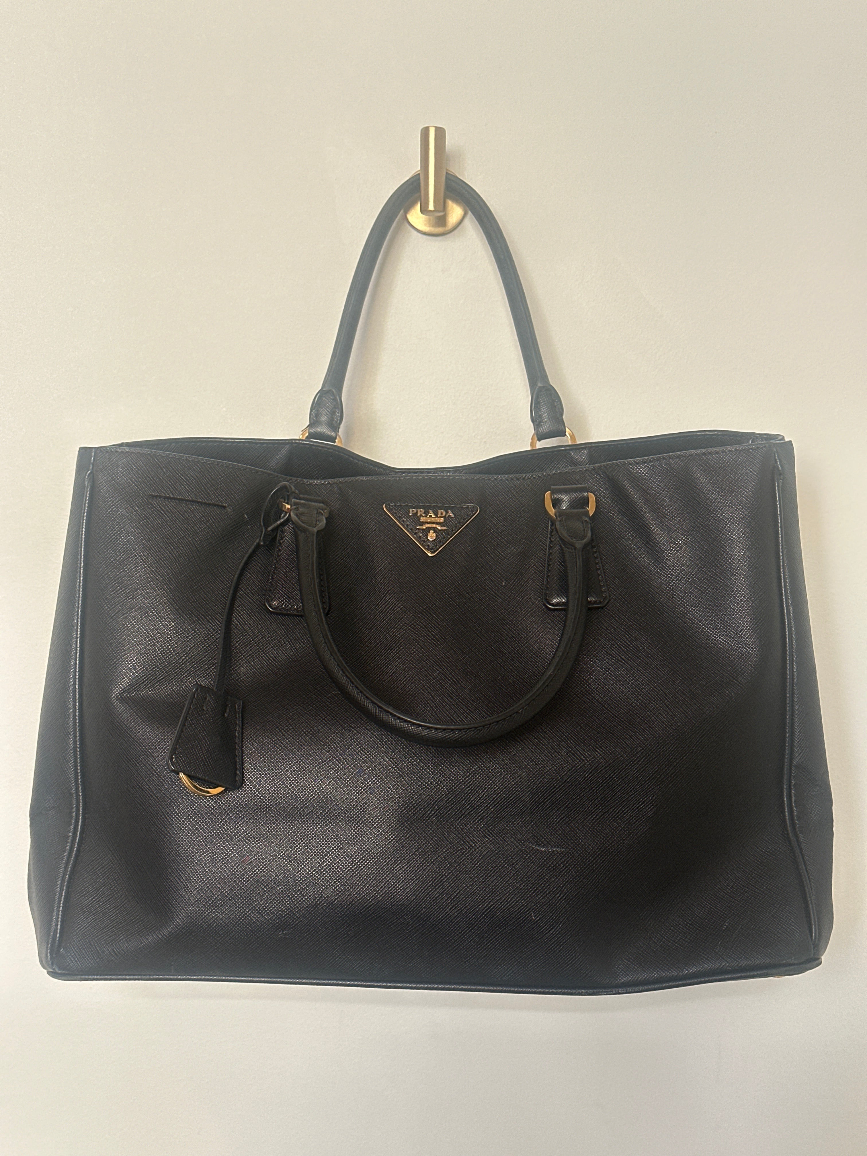Prada Saffiano Leather Medium Tote Bag