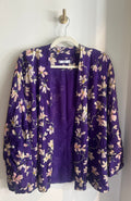 MNG Purple Orchid Print Kimono
Size S/M