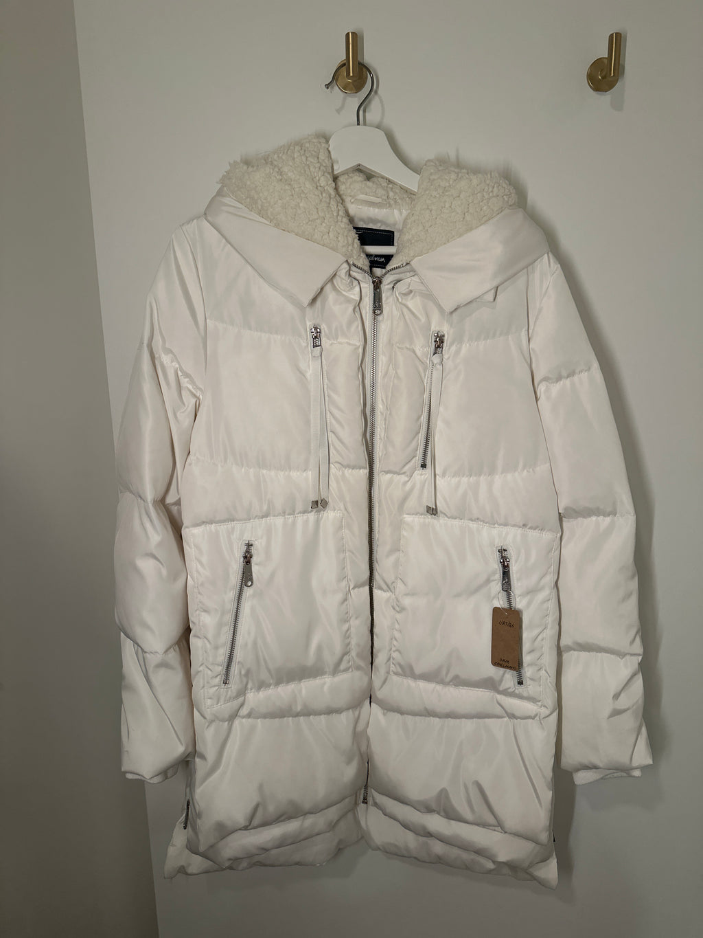 Off White Sam Edelman Puffer Jacket