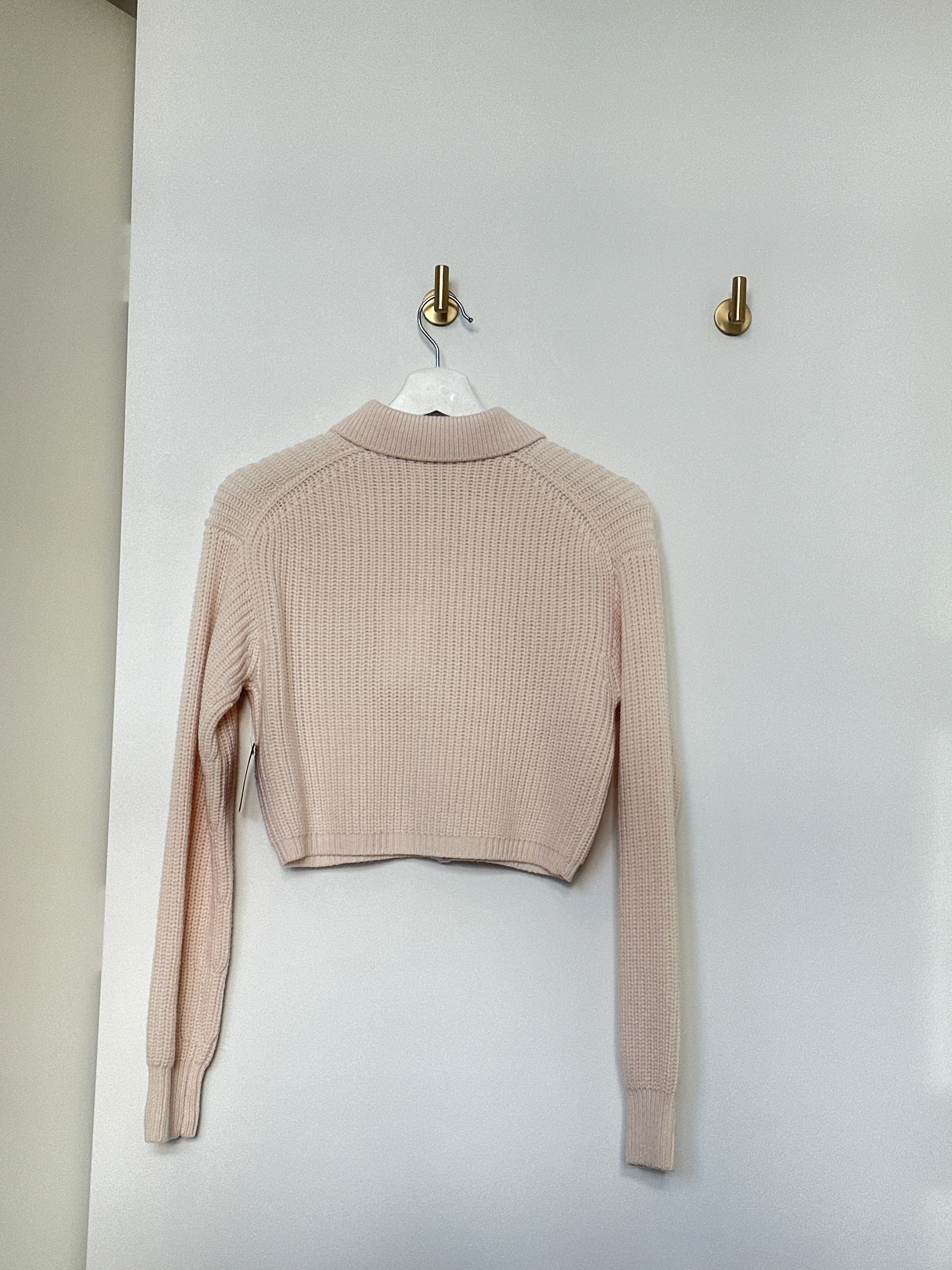 WILFRED "NEXT DOOR" POLO CARDI BUTTON UP SWEATER XS