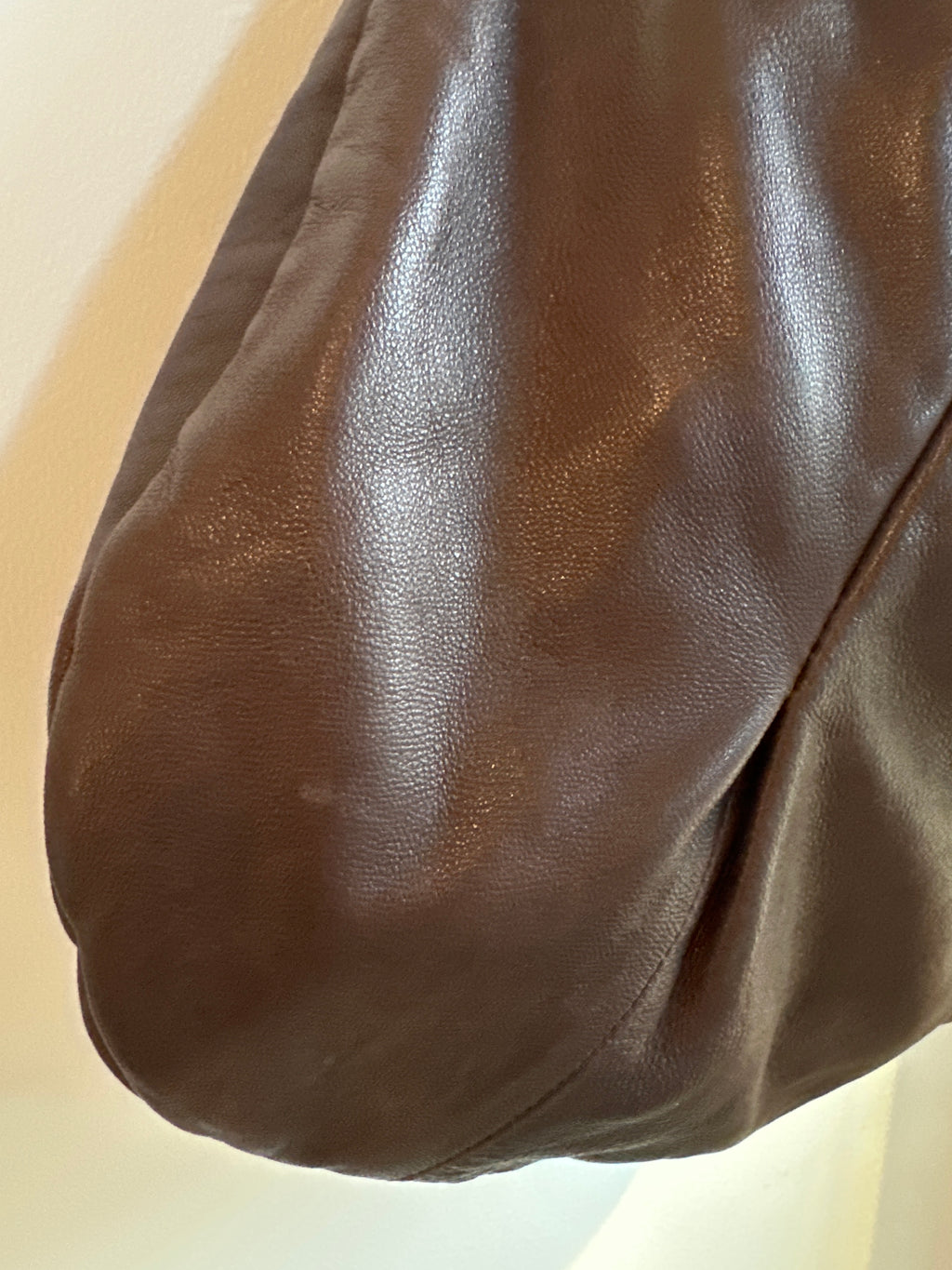 BCBG MAXAZRIA Boho Leather Shoulder Bag