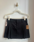SUNDAY BEST Pleated Mini Skirt – Black Size 0 — BNWT