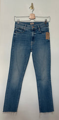MOTHER Denim Dazzler Ankle Fray Size 25