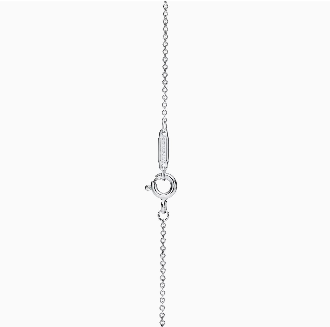 Tiffany & Co. Double Heart Tag Pendant in Silver, Mini