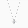 Tiffany & Co. Double Heart Tag Pendant in Silver, Mini